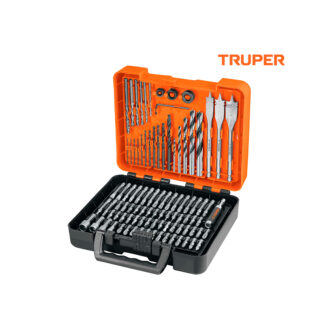 Juego de 100 Brocas y Puntas en Estuche TRUPER