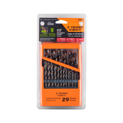 Juego de 29 brocas HSS para metal TRUPER - Imagen 2
