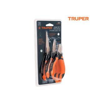 Juego de 3 Mini Alicates Comfort Grip TRUPER