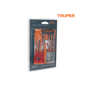 Juego de 6 Brocas Para Metal y Concreto TRUPER