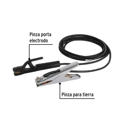 Juego de cables con tenazas para soldar PRETUL - Imagen 2