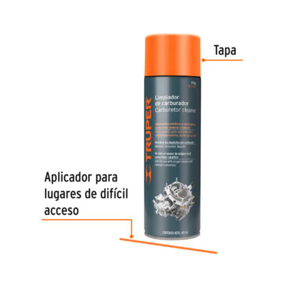 Limpiador de carburador 470 ml Truper - Imagen 2