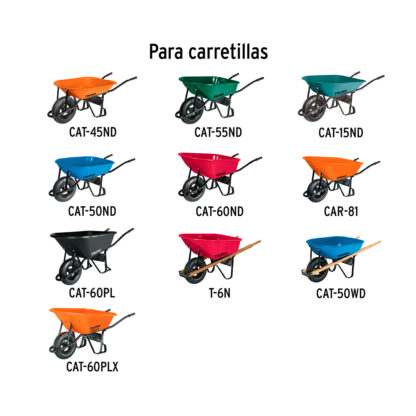Llanta Completa Neumática 16" TRUPER - Imagen 4