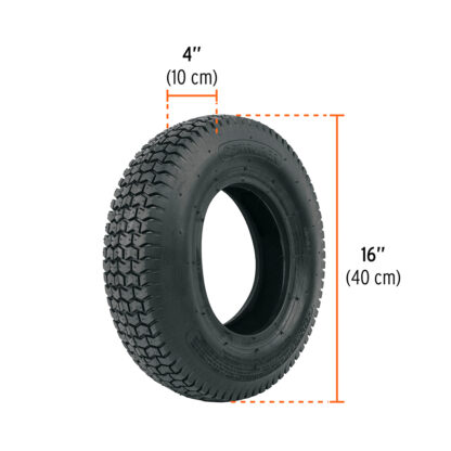 Llanta Neumática Reforzada 16" sin cámara TRUPER - Imagen 2