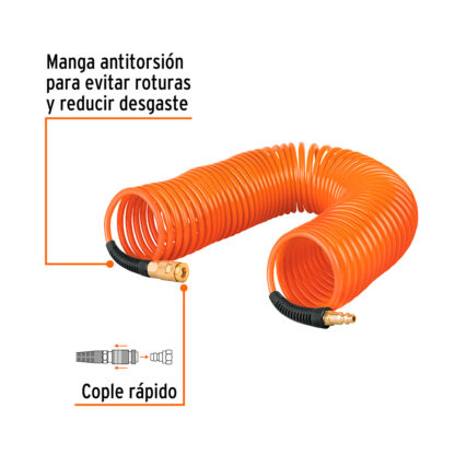 Manguera para compresor tipo resorte TRUPER - Imagen 2