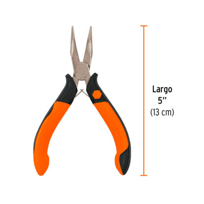 Mini alicate de punta curva 5" Comfort Grip TRUPER - Imagen 2