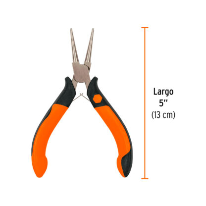Mini alicate de punta redonda 5" Comfort Grip TRUPER - Imagen 2