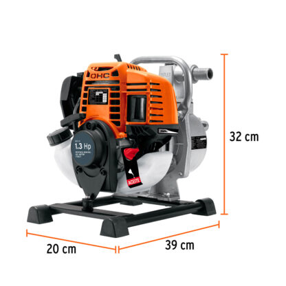 Motobomba 1" x 1" a gasolina 1 1/3 HP TRUPER - Imagen 3