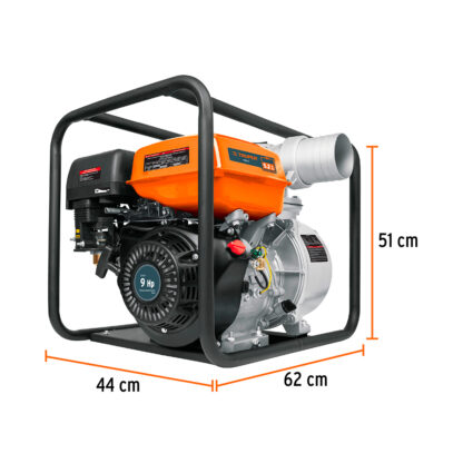 Motobomba 4″ x 4″ a gasolina 9 HP TRUPER - Imagen 3