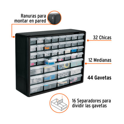 Organizador con 44 gavetas TRUPER - Imagen 3