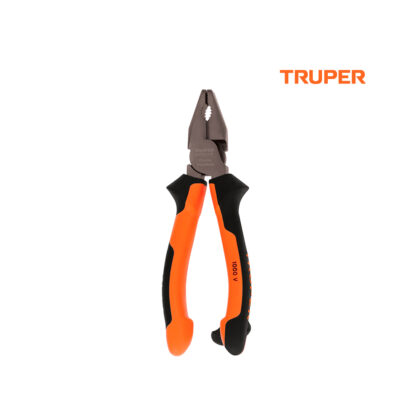 Pinza para electricista 6" alta palanca TRUPER
