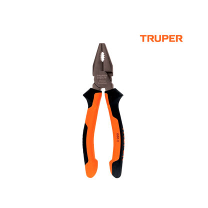 Pinza para electricista 7" alta palanca TRUPER