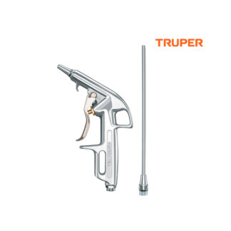 Pistola de Aluminio para Sopletear 2 Boquillas TRUPER