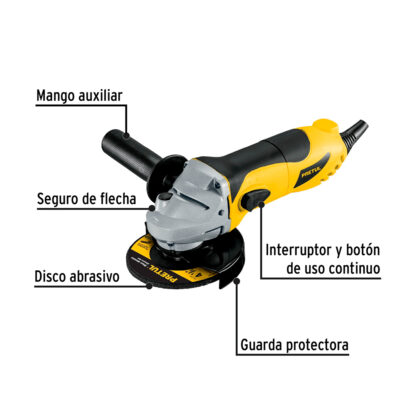 Amoladora angular 4 1/2" 220V PRETUL - Imagen 2