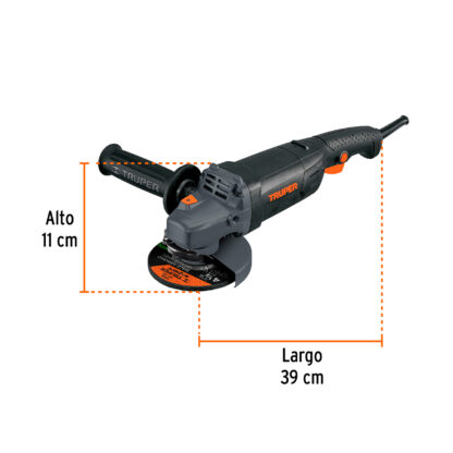 Amoladora angular 4 1/2" industrial TRUPER - Imagen 3