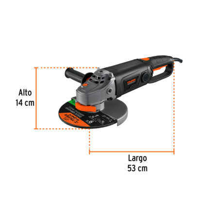 Amoladora angular 9" industrial TRUPER - Imagen 3