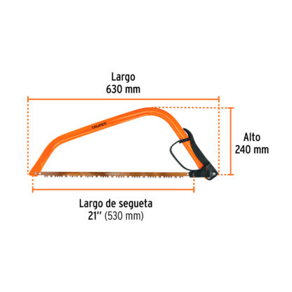 Arco montaraz 21" TRUPER - Imagen 2