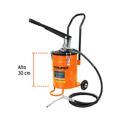 Bomba inyectora de grasa 10 kg TRUPER - Imagen 3