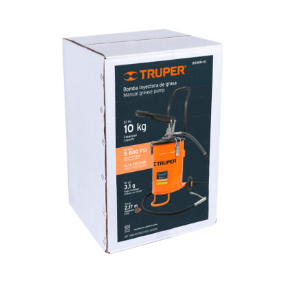 Bomba inyectora de grasa 10 kg TRUPER - Imagen 4