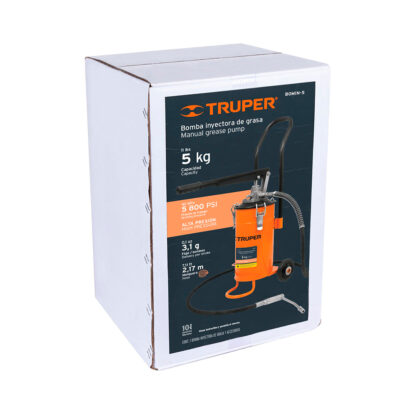 Bomba inyectora de grasa 5 kg TRUPER - Imagen 4