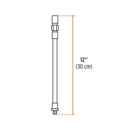Boquilla flexible de repuesto para engrasadoras TRUPER - Imagen 2