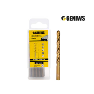 Broca de Cobalto 6 mm Caja x 10 unds GENIWS