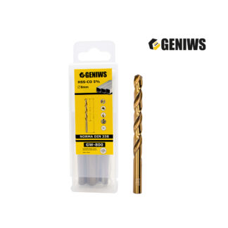 Broca de Cobalto 8 mm Caja x 5 unds GENIWS