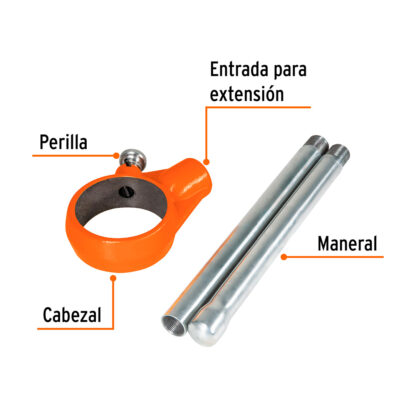 Cabezal para dados T-852X con maneral TRUPER - Imagen 2