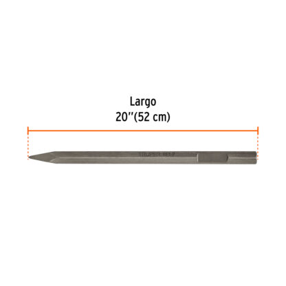 Cincel de punta zanco hexagonal de 20" TRUPER - Imagen 2