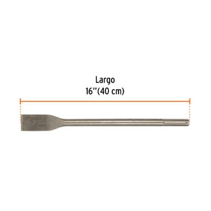 Cincel para mayólica SDS max 1 1/2" x 16" TRUPER - Imagen 2