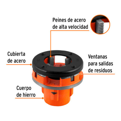 Dado 1 1/2" para tarrajas TA-850 y TA-851 TRUPER - Imagen 2