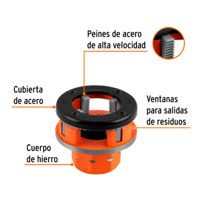 Dado 1 1/4" para tarrajas TA-850 y TA-851 TRUPER - Imagen 2