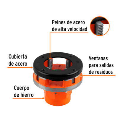 Dado 2" para tarrajas TA-850 y TA-851 TRUPER - Imagen 2