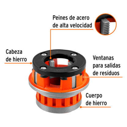Dado de 1 1/2" para tarrajas T-852X TRUPER - Imagen 2