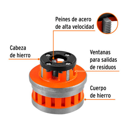 Dado de 1/2" para tarrajas T-852X TRUPER - Imagen 2