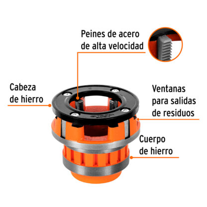 Dado de 2" para tarrajas T-852X TRUPER - Imagen 2
