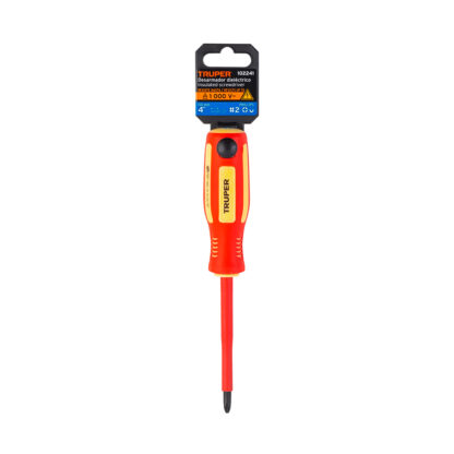 Desarmador de cruz dieléctrico 1/4" x 4" TRUPER - Imagen 3