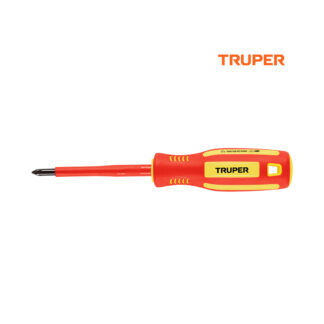 Desarmador de cruz dieléctrico 3/16" x 3" TRUPER
