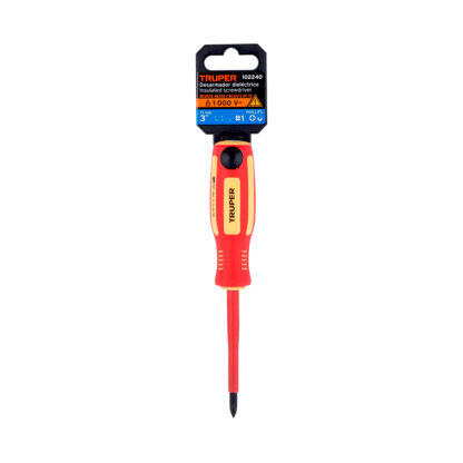 Desarmador de cruz dieléctrico 3/16" x 3" TRUPER - Imagen 4