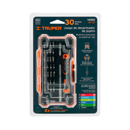 Desarmador de joyero con 30 puntas y extensión TRUPER - Imagen 3