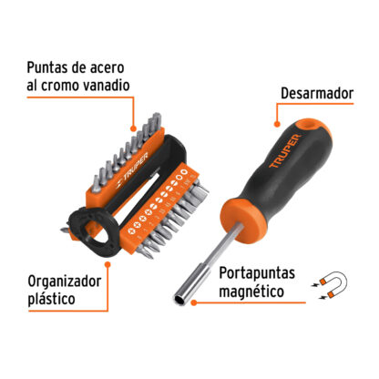 Desarmador multipunta con 33 puntas TRUPER - Imagen 2