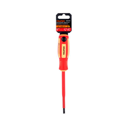 Desarmador plano dieléctrico 7/32" x 5" TRUPER - Imagen 3