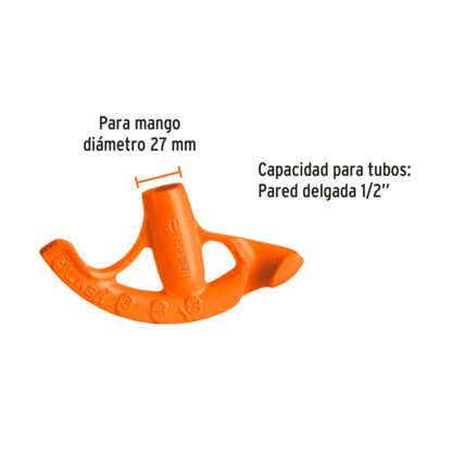 Doblador de tubo conduit 1/2" TRUPER - Imagen 3