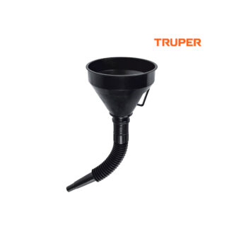 Embudo plástico 500 ml, cuello flexible TRUPER
