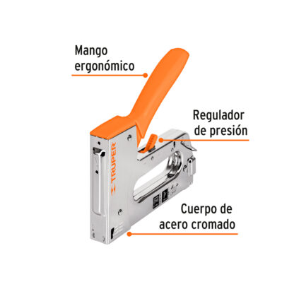 Engrapadora / clavadora tipo pistola TRUPER - Imagen 2