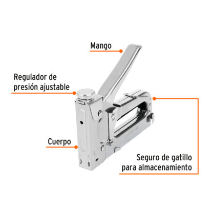 Engrapadora tipo pistola, trabajo ligero TRUPER - Imagen 2