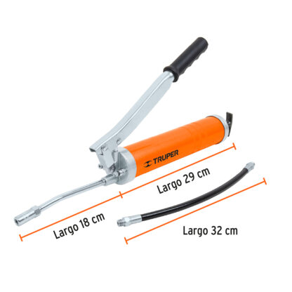 Engrasadora 14 oz, 10000 psi con grip antiderrapante TRUPER - Imagen 3