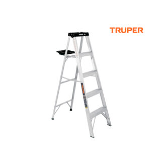 Escalera de tijera tipo III 4 escalones y bandeja TRUPER