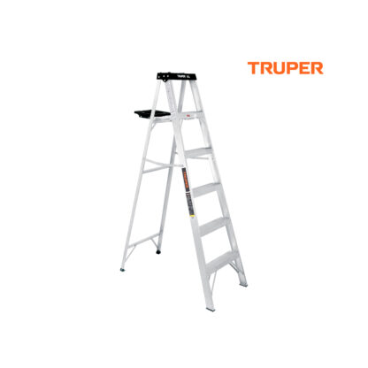 Escalera de tijera tipo III 5 escalones y bandeja TRUPER