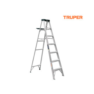 Escalera de tijera tipo III 6 escalones y bandeja TRUPER